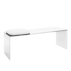 Schönbuch - Add On Bench 120 cm, Snow White - TV-bänkar - Martin Hirth - Vit - Trä