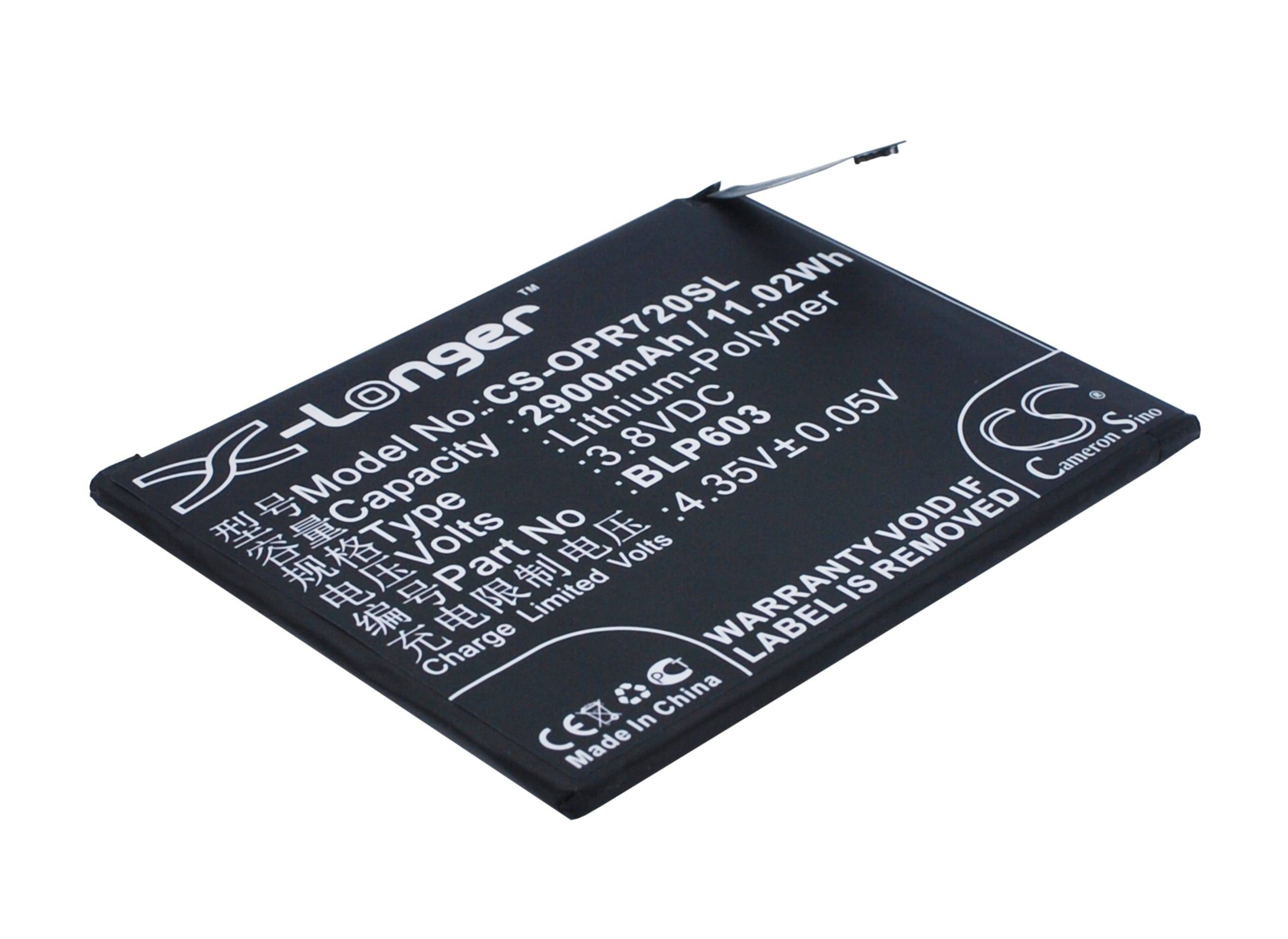 Batteri till Oppo R7S mfl - 2.900 mAh