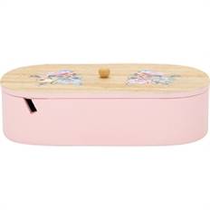 Storage box Ellie pale pink medium - H: 7 cm L: 23 cm