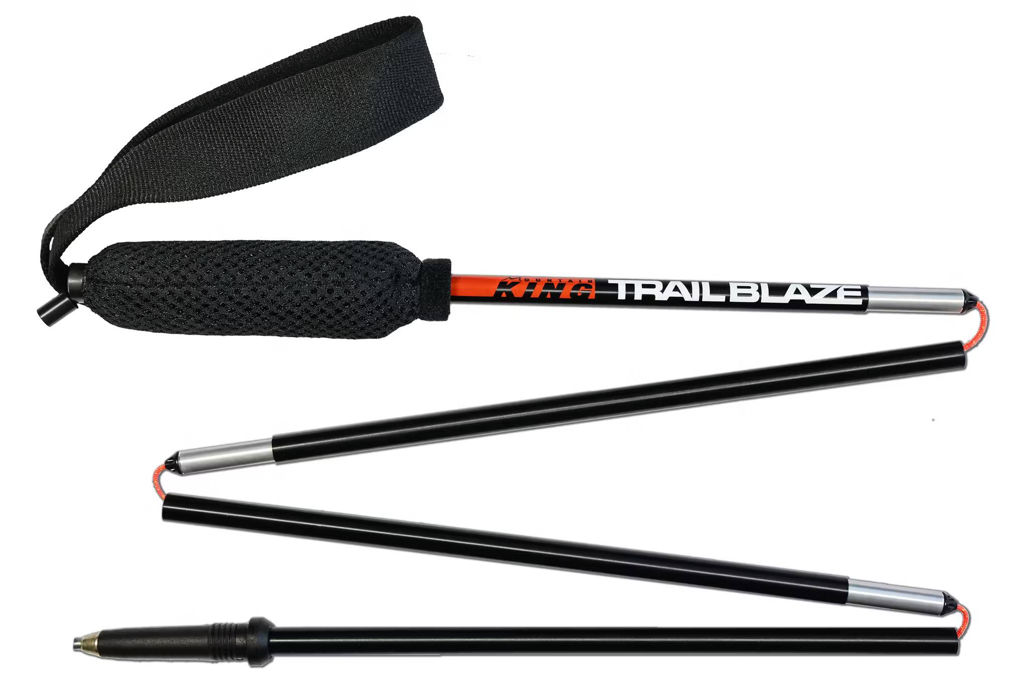 Mountain King Trail Blaze Aluminium Löparstavar: Black / 125cm