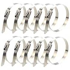 iplusmile 30st Multi-purpose Metal Wrap Locking Ties Drable Locking Cable Zip Tie