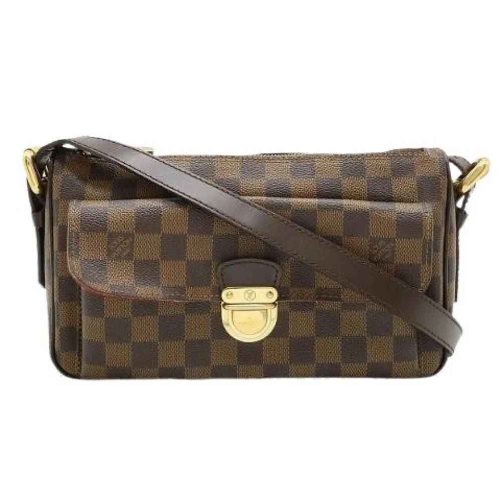 Louis Vuitton Vintage Pre-owned Damier Ravello GM Skuldertaske - Vintage - Dame - Brun - ONE SIZE - Uld