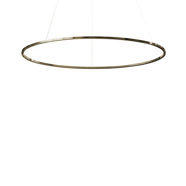 Nemo Ellisse Major Pendel Oval Guld Poleret/Hvid Uplight 2700k