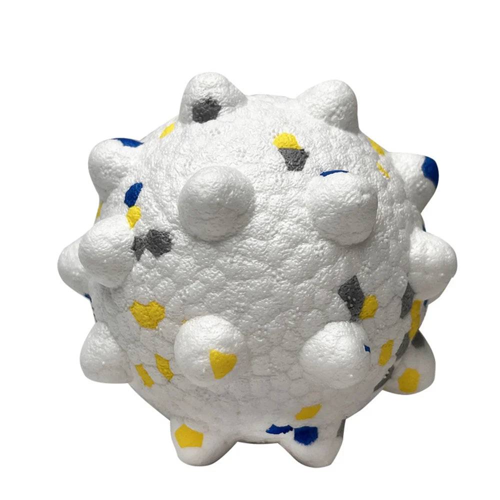 ETPU Spiky Dog Ball | Floating, Bite-Resistant Chew Toy - White / M 7.5cm / SPC (M 7.5cm)
