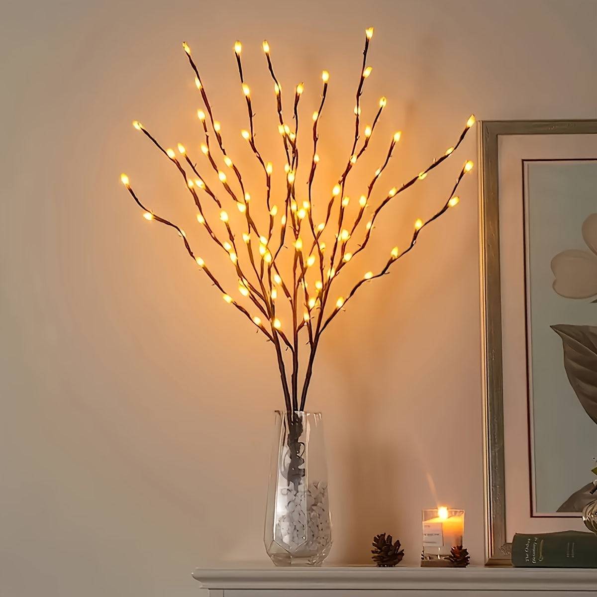 TwinkleBranch Ljus – Dekorativ Grenbelysning med LED