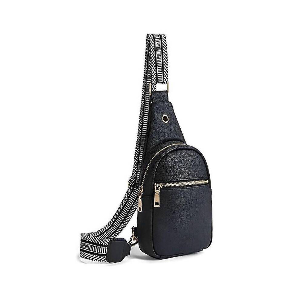 Women's bum bag, women's shoulder bag, small crossbody bag, PU leather sports shoulder bag, stylish sling bag