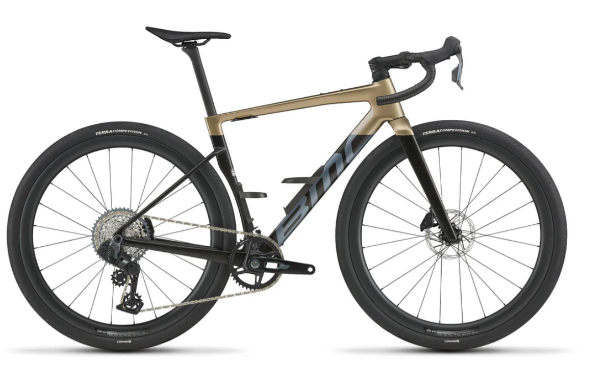 BMC Kaius 01 THREE 2027 - SRAM Rival XPLR AXS Wide - CG 40 Carbon - 055 / 54 / moss gold / carbon (54)