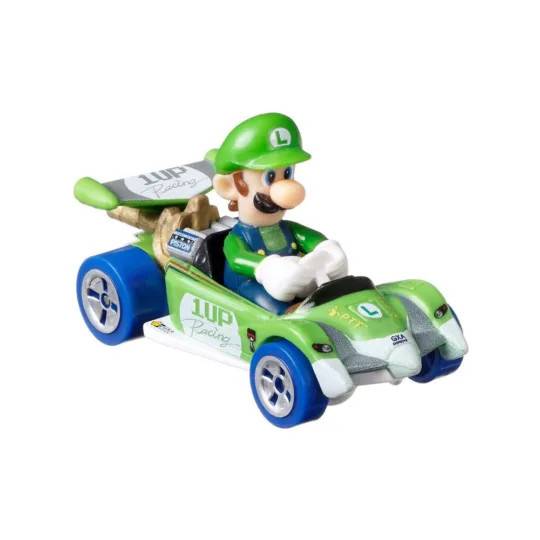 Hot Wheels Mario Kart Luigi 1:64 Hot Wheels die cast samlefigurer GRN18