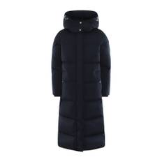 Woolrich, Kappa, Dam, S, Lång Parka Jacka för Kvinnor - blue (S)