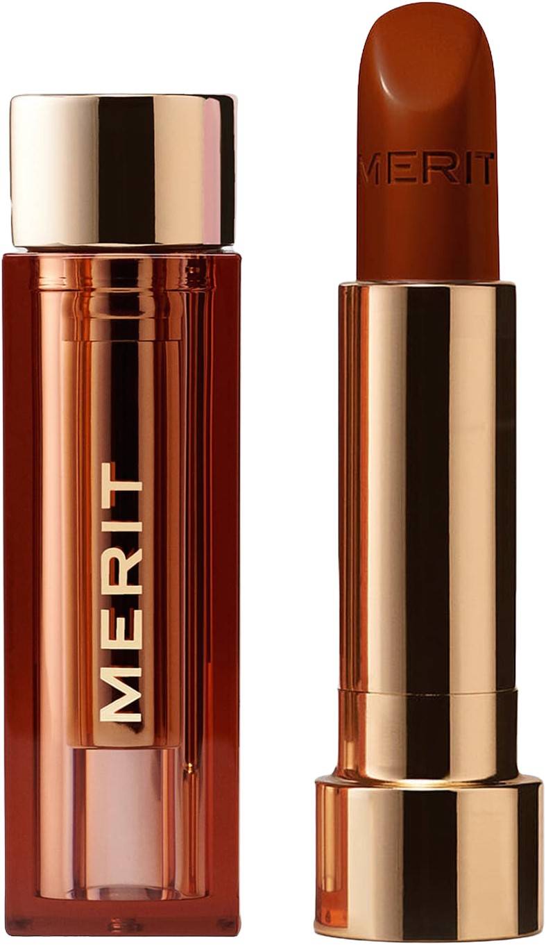 MERIT BEAUTY Signature Lip Satin Satinläppstift med Andra Hud-effekt L'avenue 3g - Dagkräm Från Magasin (3g)