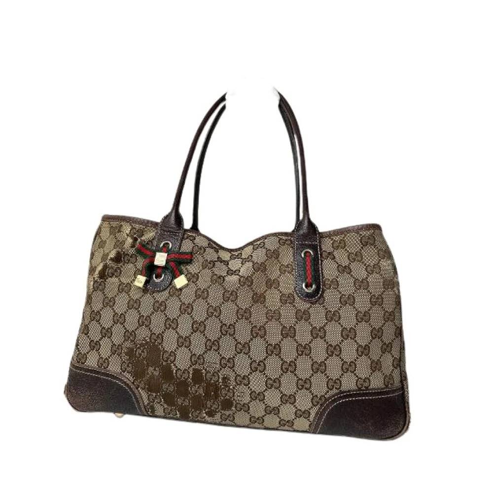 Gucci Vintage Pre-owned Vintage Tote Bag - Vintage - Dame - Beige - ONE SIZE - Uld