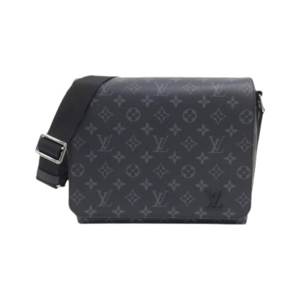 Louis Vuitton Vintage - Pre-owned Monogram Eclipse Axelremsväska Vintage - Herr - ONE Size -