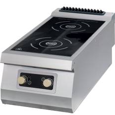 Premium induktionsspis - 2 br�nnare - Enkel enhet - 90 cm djup - Elektrisk