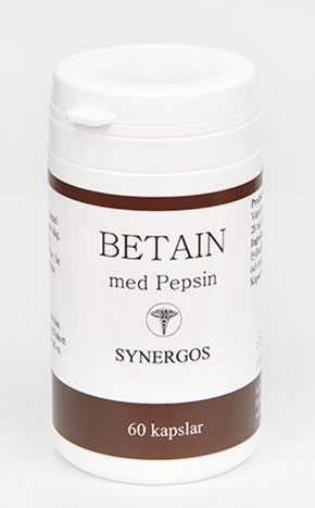 Betain HCL, 60 kapslar