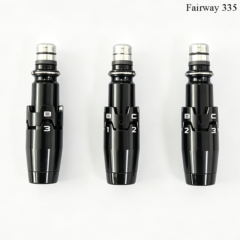 Golf Shaft Adapter Sleeve Adaptor Adapter Connector Black Aviation Aluminum Fit For Tileist Golf Driver 0.335 Fairway 0.335