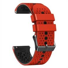 För Garmin Forerunner 255 / 745 Universal 22 mm tvåfärgad mjukt silikon klockband Dubbelfärgat klockarmband