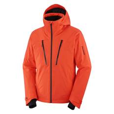 Salomon, Sport, Herr, Röd, M, Cherry Tomato Brilliant Jacket