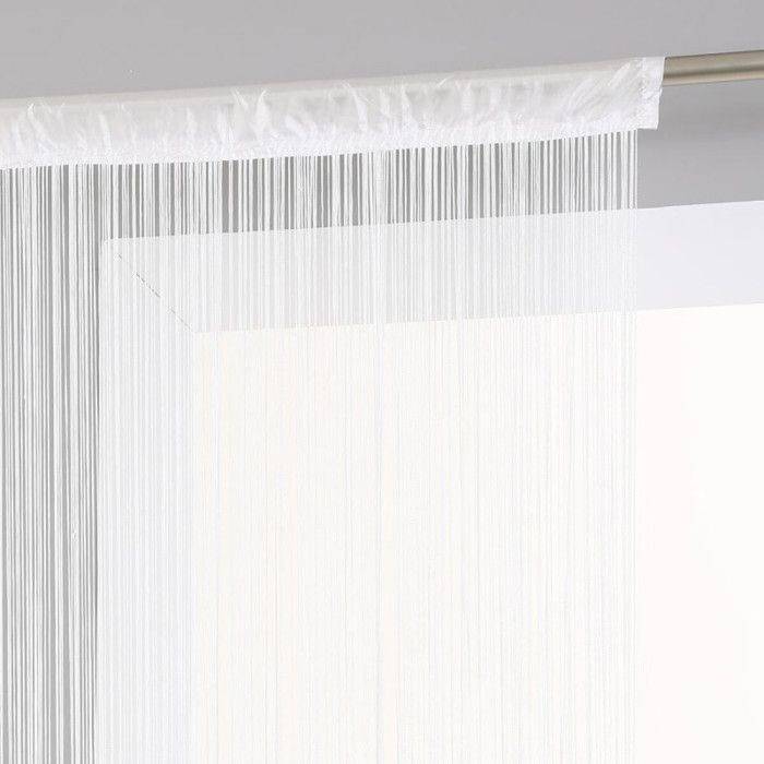 Trådgardin 90 x 200 cm Atmosphéra - Vit vit