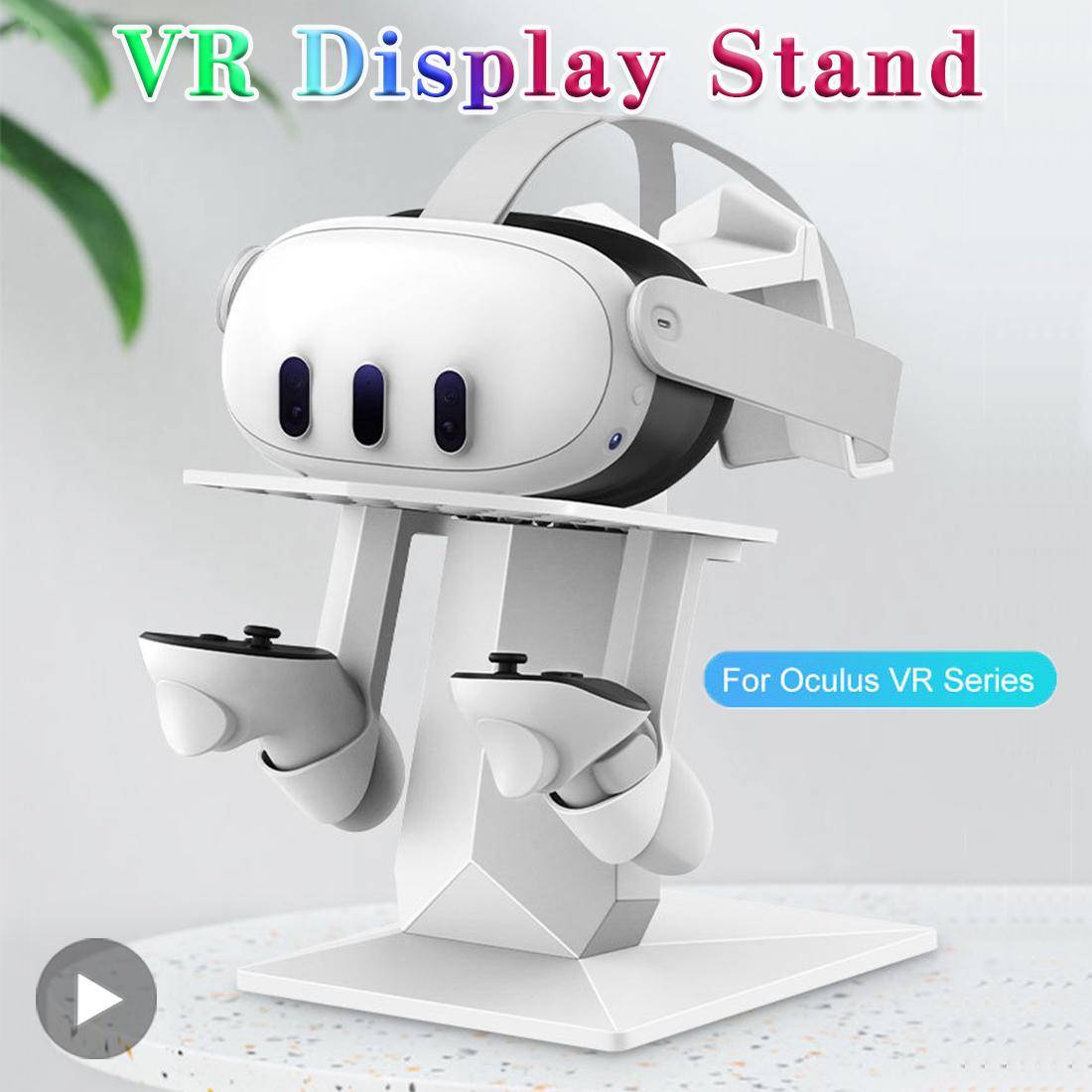 För Meta Oculus Quest 3 2 Pro Quest3 Quest2 Laddningsstation Stativ Hållare Stöd Spel Tillbehör Virtuell Verklighet VR Glasögon Headset Hjälm white