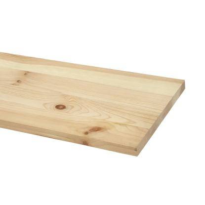 Wallmann hylde, ubehandlet, fyr, 1200 x 400 x 25 mm