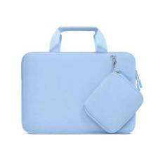 1pc Fashion Lightweight 14/13 Inch Laptop Handbag, 28*38cm Travel Shoulder Messenger Bag, Portable Briefcase, Commuter Bag, Storage Bag, Computer Bag - Blue - one-size