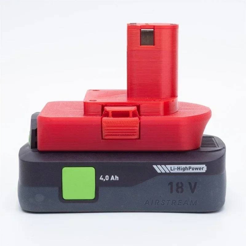 Adapter For FESTOOL AIRSTREAM 18V Lithium Battery Convert To Ryobi ONE+ 18V Battery Cordless Electric Screwdriver Series Tool