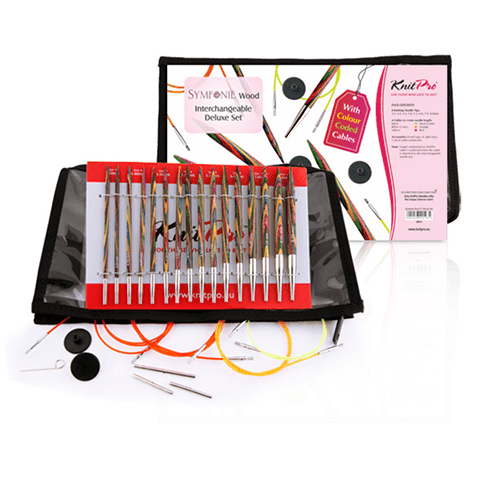 KnitPro Symfonie Utbytbara Rundstickor Set Deluxe