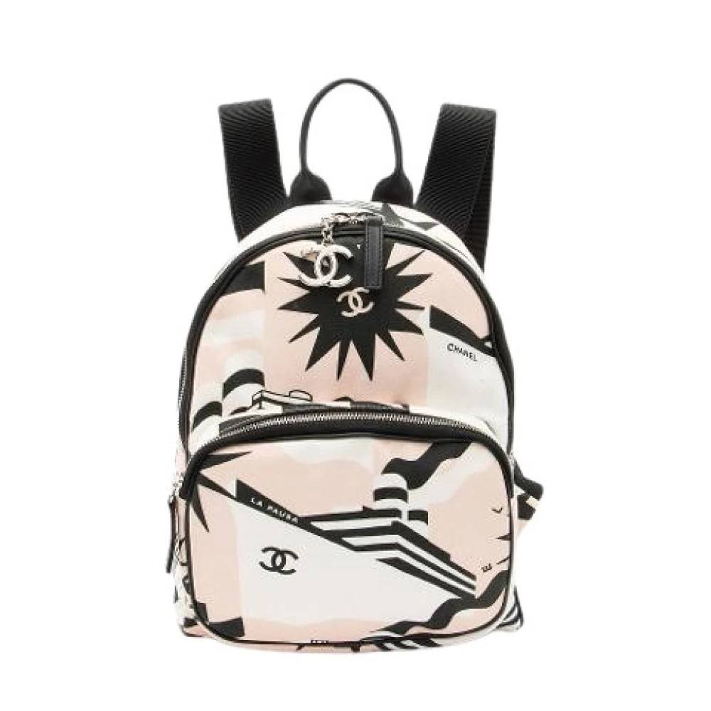 Chanel Vintage Pre-owned Canvas Rygsæk - Vintage - Dame - Flerfarvet - ONE SIZE -