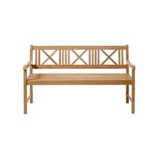 Rosenborg soffa teak 3-sits - Brun (L: 150 x H: 89 x D: 59 cm)