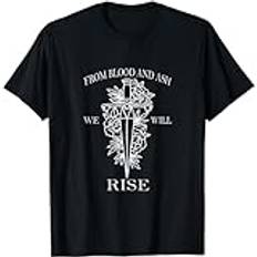 New Limited Blood and Ash, from Blood and Ash we Will Rise, Funny T-Shirt Black