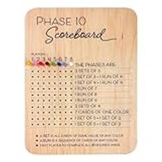 Card Game Score Board, Game Night Scoreboard, Wooden Phase 10 Score Sheets, Fun Table Score Boards, Colored Pegs Game Board, 2025 Adult Game Score Board, Family Fun Scoreboard for Games