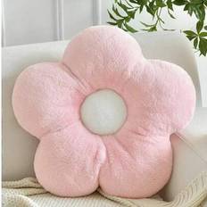 Flower Cushion, Soft Floral Lumbar Pillow, Sofa Chair Bed Home Decor, Bedroom Living Room Floral Cushion, Spring, Wedding Chronicle Furniture Decorati - Pink White Core - Multi-size