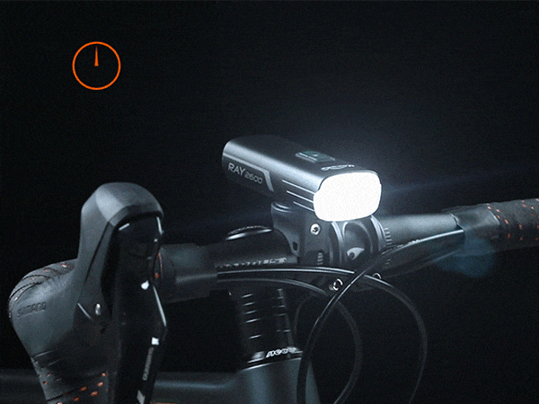 Ray 2600 cykellygte fra Magicshine batteri 6.700 mAh driftstid: op til 22 timer. Easylight.dk