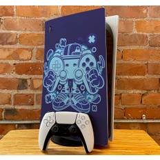 Spelare tecknad playstation 5 dekal