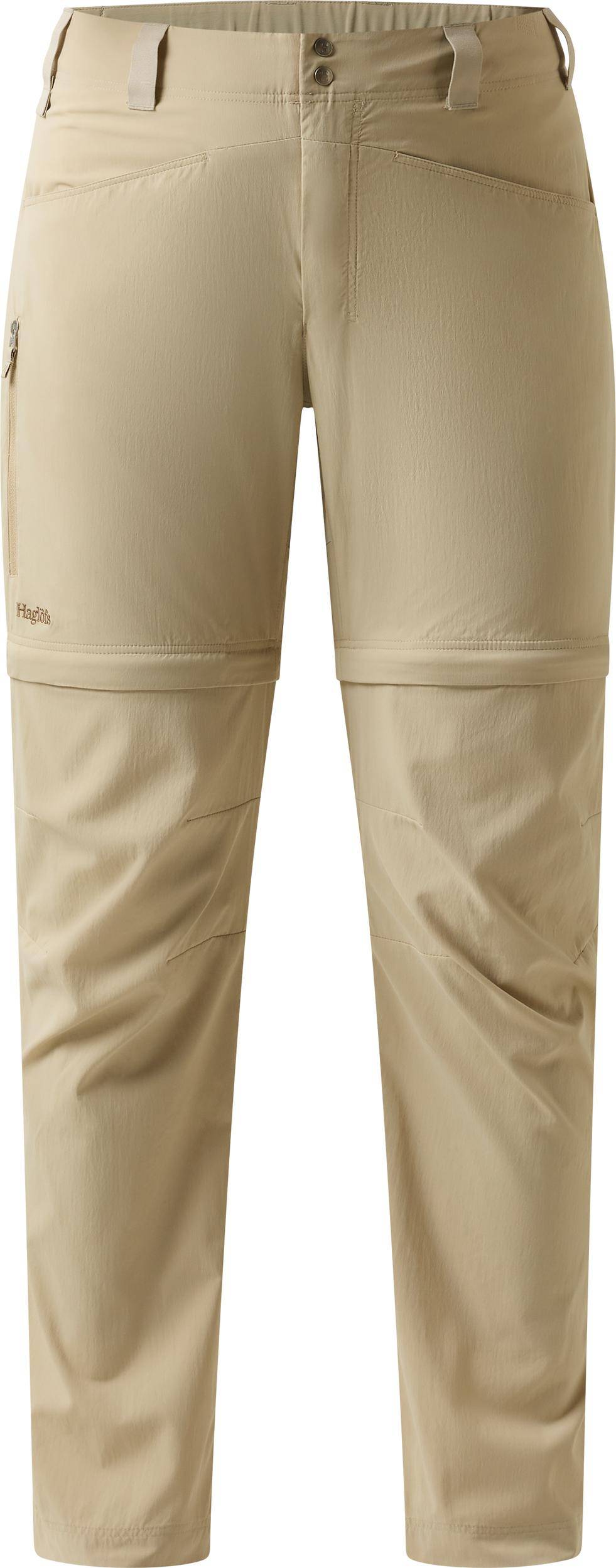 Haglöfs Women's Lite Standard Zip-Off II Pant Chalk Beige, 44