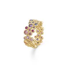 Mads Z - Luxury Rainbow Ring 14 Kt guld