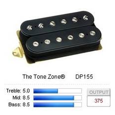 DiMarzio Tone Zone F-Spaced Black , Leverans 1-5 dagar