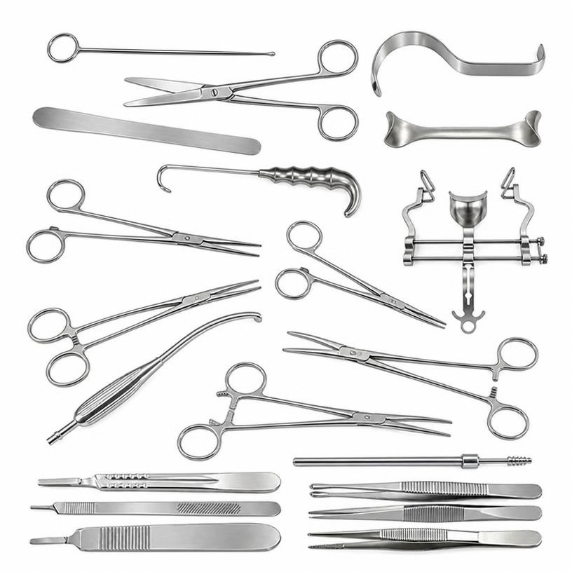 Hysterectomy Instrument Set – Reusable Stainless Steel