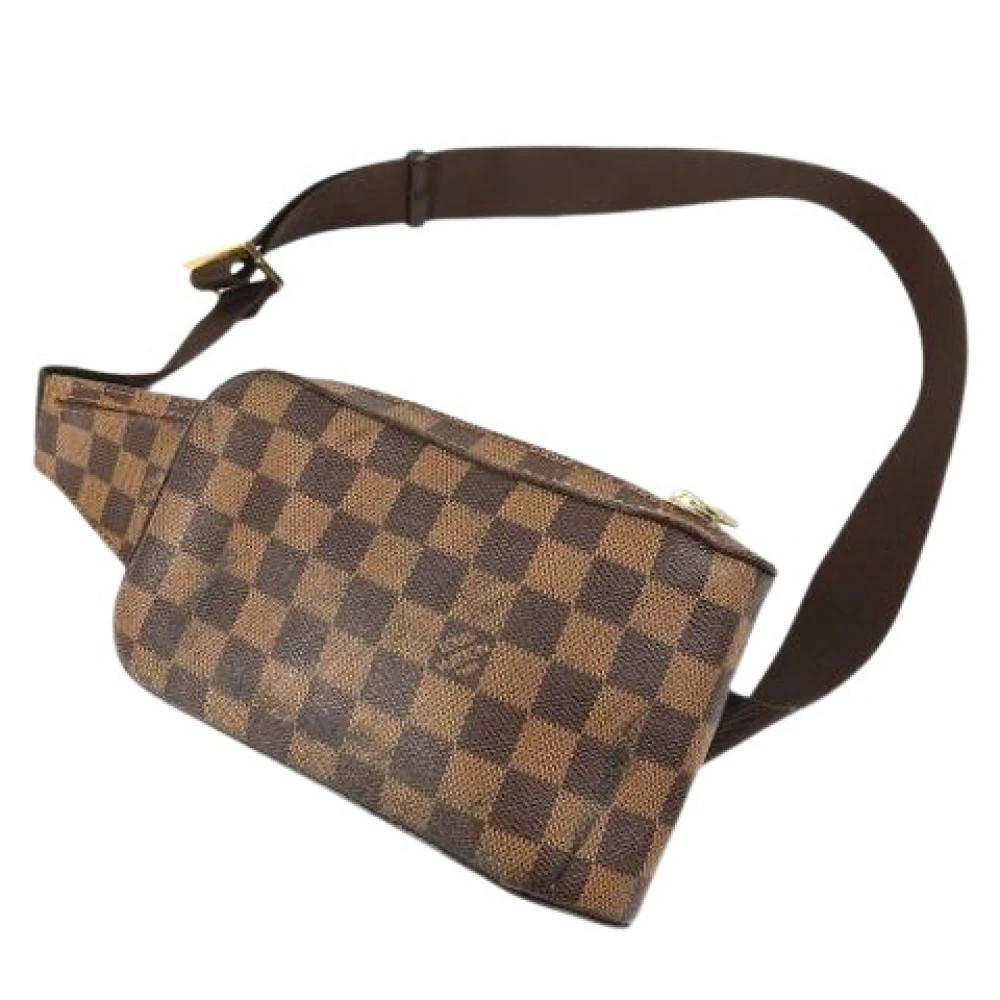 Louis Vuitton Vintage Pre-owned Bæltetaske - Vintage - Herre - Brun - ONE SIZE - Uld