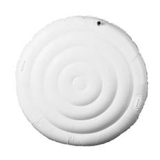 Uppblåsbart Badtunnaskydd, 4,5 Fot spa- och Bubbelbadskydd, Energisparande Lock för Rund Badtunna, Energibesparing och Regnskydd, Skyddsskydd för Bubbelbadkar