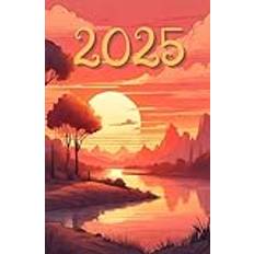 Planner 2024, 2025, 2026, 2027 Sunset: 378-page Calendar for every day of the year, including every hour with extra montly and yearly page with Sunset