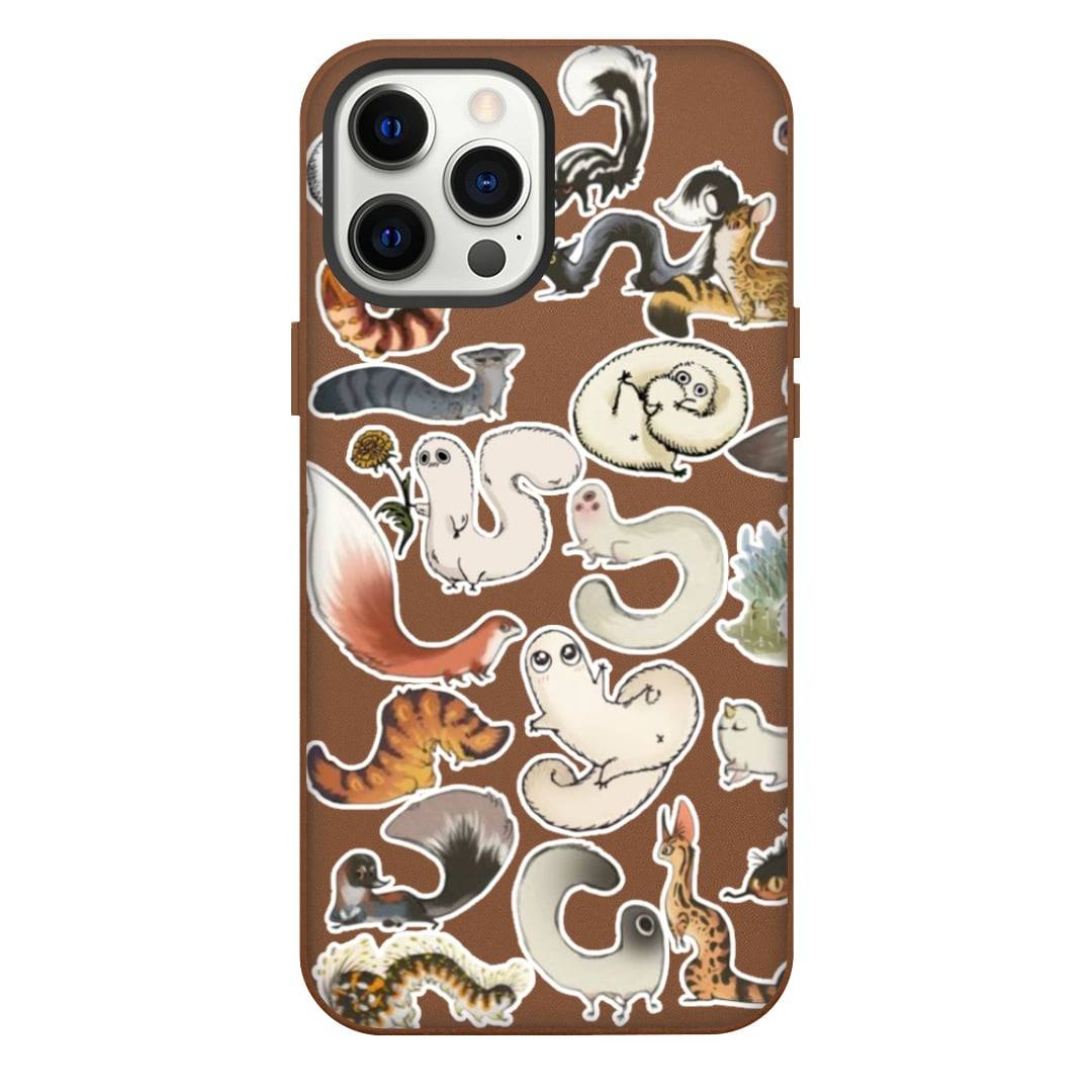 Witch Hat Atelier Brushbuddy Phone Case For iPhone Samsung Galaxy Pixel OnePlus Vivo Xiaomi Asus Sony Motorola Nokia - Portrait Sticker Collage.