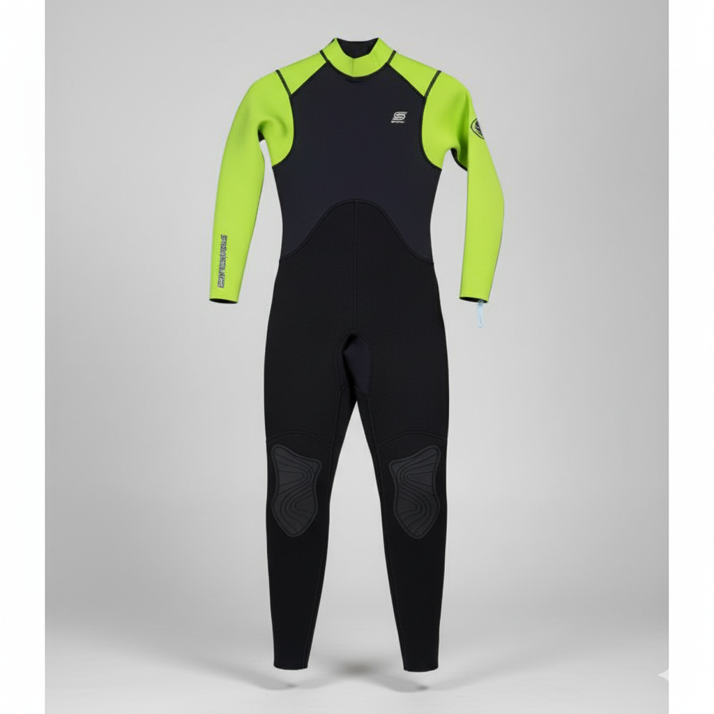 Prolimit Storm barn våtdräkt 3mm - L/10-11 år - Lime färg (L/10-11 år - Lime färg)