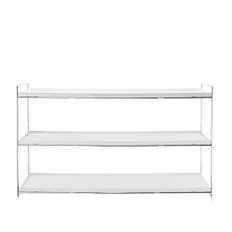 Kartell - Trays Shelf 140 White - Hylder & Reolsystemer - Piero Lissoni - Hvid - Metal/Plast