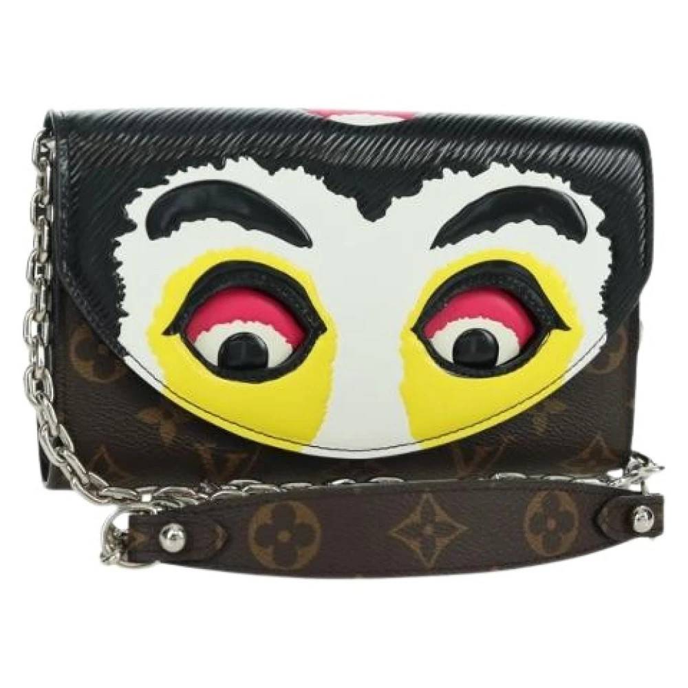 Louis Vuitton Vintage Pre-owned Mini Skuldertaske - Vintage - Dame - Flerfarvet - ONE SIZE - Uld