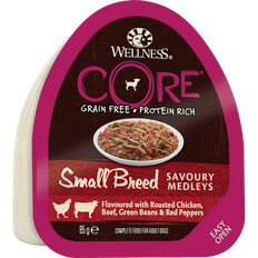 CORE Petfood Dog Adult Savoury Medleys Small Breed Chicken, Beef, Beans & Pepper Wet 12 x 85 g