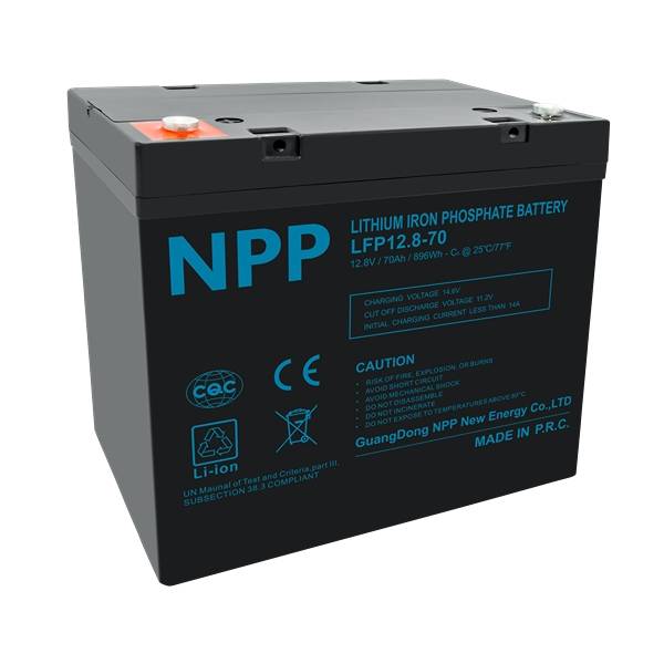 NPP Power Litiumbatteri 12V/70Ah (Bluetooth)