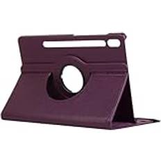 360 roterande stativfodral lämplig for Samsung Galaxy Tab S9 11 tum SM-X710/SM-X716/SM-X718 2023 surfplatta(PURPLE)