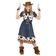 Cowgirl kostume til piger 5-6 år