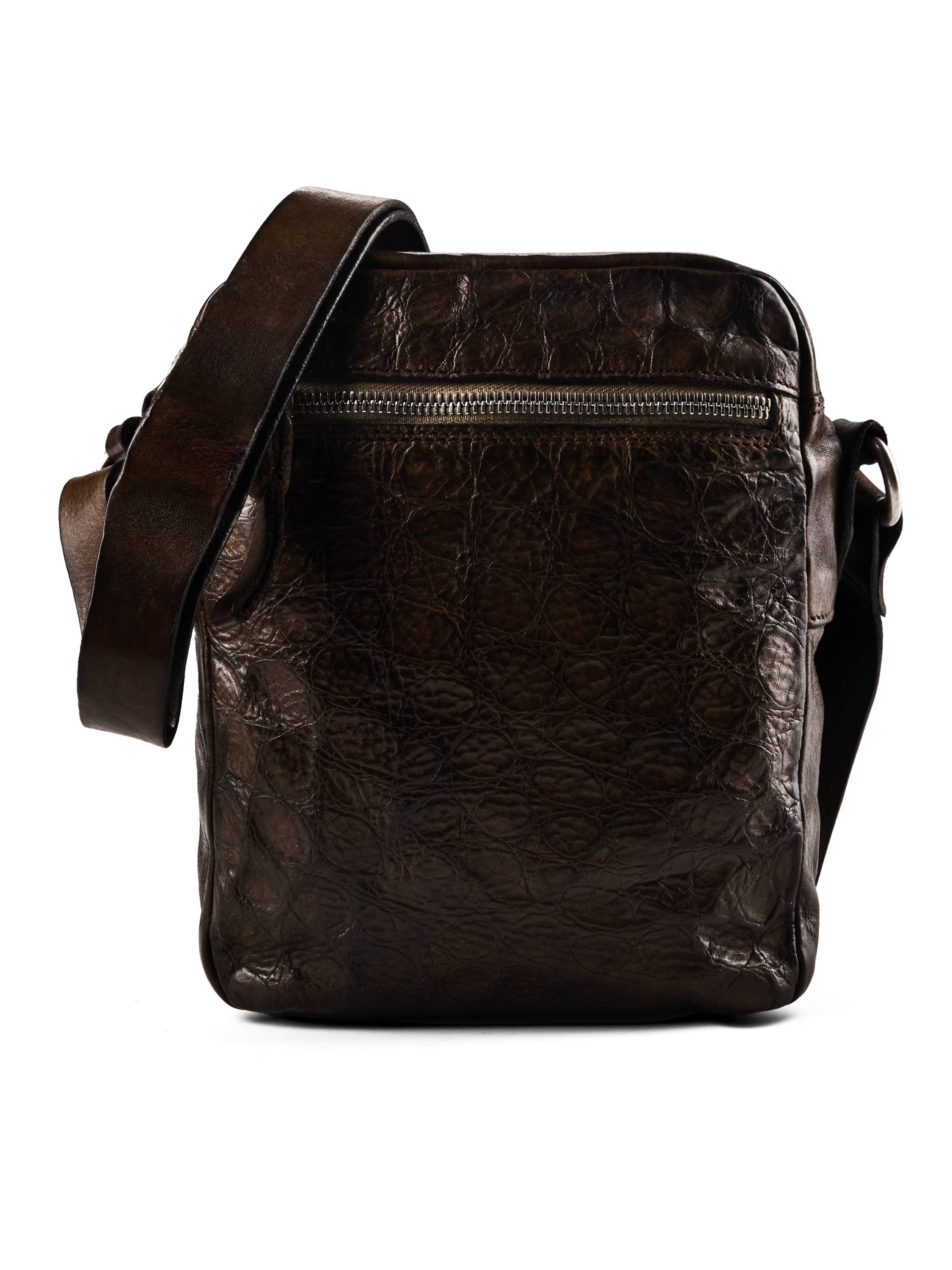 Campomaggi Fico Crossbody taske Læder 19 cm  Sort